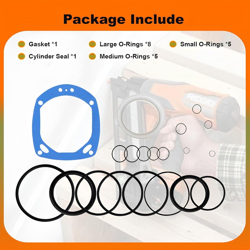Phyxlyn ORK11 Maintenance Kit For Stanley-Bostitch N70 N79RH N79TP N79WW N80 N80C N80CB N80CB-1 N80CB-1ML N80CB-HQ N80CBMLPAL N80S N80SB N80SB-1 N80SBM N90 N90TP N95 N95162 N95RHN SDN11RH Nailers - Image 4